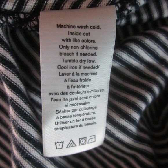 Rag & Bone Size XS Navy & White Striped Knit Pullover Long Sleeve Dress - Picture 11 of 13